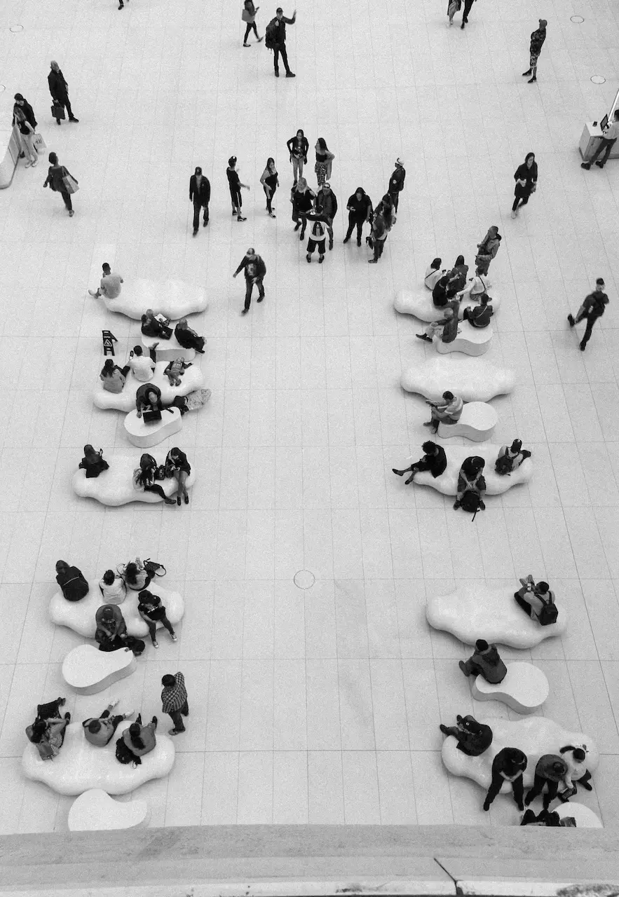 Idées de design de kiosque pour se démarquer en salon 2 Zone de conversation intégrée pour idées de design de kiosque